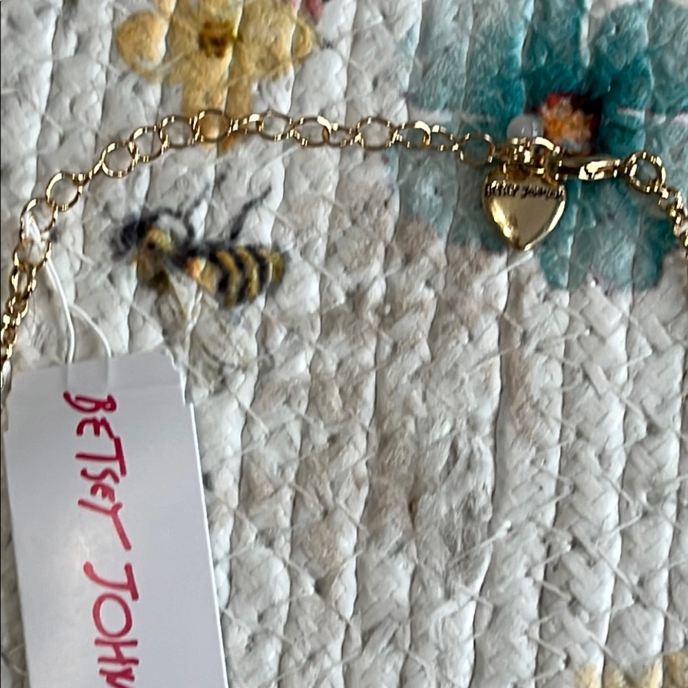 Betsey Johnson Adjustable Pavé Yellow Daisy Frontal Necklace NWT - Picture 9 of 9